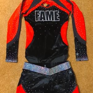 FAME All Stars Rebel Athletic Cheer Uniform Adult Large